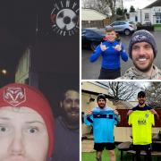 Reece Daly, Nathan Strong and Luke Sadler ran around Tidworth, Ludgershall and Andover to raise funds for Kick Start FC