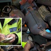 The alleged attempted catalytic converter took place on August 14