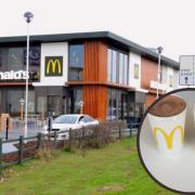The Andover Portway McDonalds is currently without milkshakes