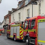 Fire breaks out in kitchen of White Hart Hotel in Whitchurch