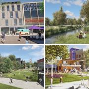 The council's masterplan vision for Andover. Credit: Phil North