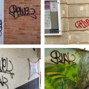 More and more graffiti has been appearing in Andover.