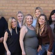 The majority of professional hair colour and stylists who work at Salon 73.