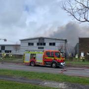 Plans to rebuild warehouse ravaged by fire lodged with borough council