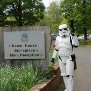Stormtrooper visits Hampshire hospices