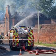 Fire service called to old Andover laundry building following big fire