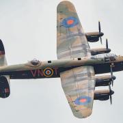 Incredible photo shows legendary Lancaster Bomber fly over Stockbridge