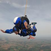 Stanley Full took on the skydive to raise money for HIOWAA and The Old Haltonians.