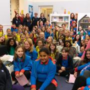 Hundreds take part in 'The Biggest Sleepover in the World' for Jacqueline Wilson book