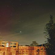Michael Parker took this great photo showing aurora, Jupiter, stars, Pleiades