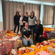 Members of Dragonflies WI, Andover, help out at the foodbank every year