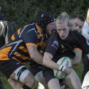 Bryn Waite Andover's man of the match in action