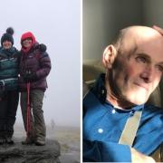 Cheryl and Lorna training in the Peak District and Martin in February 2023