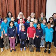 Judith Davey-Cole (back row centre) is the new chief executive officer for Girls’ Brigade Ministries