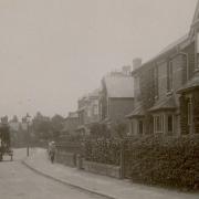 Junction Road in the 1920s from a postcard published by Kingsway