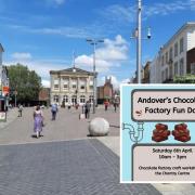 Chocolate activities will take place in Andover town centre this weekend