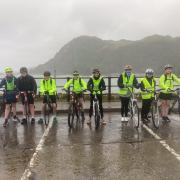 Eight students and four staff from The Wellington Academy took part in  a 102-mile charity bike ride in Devon.