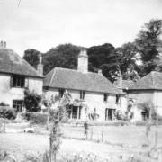 The Home of St Francis, Church Lane, Goodworth Clatford. In the 1930s this home became a refuge for out-of-work men during the slump of the 1930s. The home closed when work became more plentiful during WW2.  Photo from the John Marchment collection.