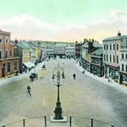 High Street, Andover, circa 1900. Postcard from the David Howard collection