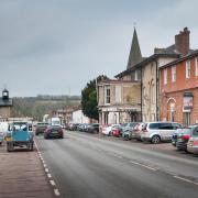A photo of Stockbridge town.