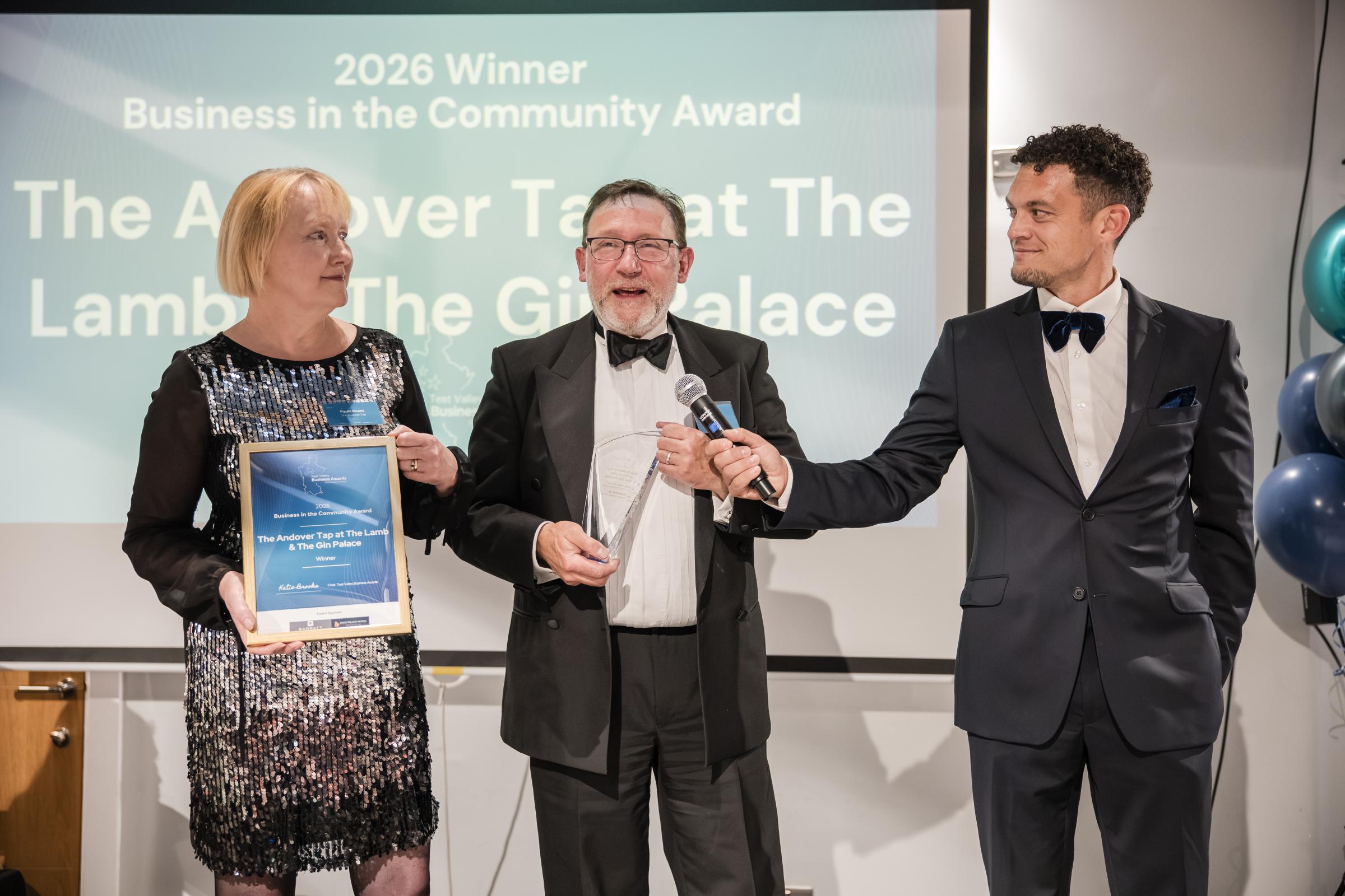 Andover Tap wins award for raising £60,000 for charity