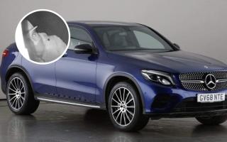 The car that was stolen is the Mercedes GLC pictured above