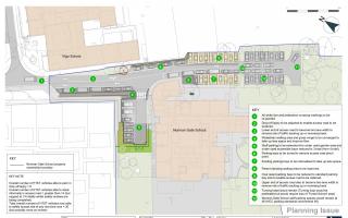 The plans lodged with Hampshire County Council