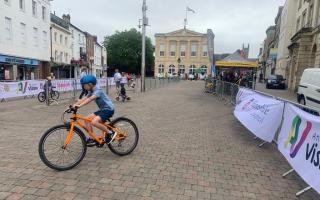 Video and pictures show Andover Cycling Festival Under 12s children's event