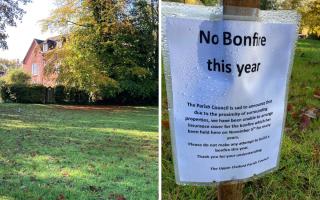 The popular Upper Clatford bonfire organised by Upper Clatford Parish Council, which is usually attended by many residents, has been cancelled