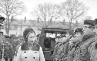 Her Majesty Queen Elizabeth II visited Tidworth 50 years ago this week on Friday, December 7, 1973.