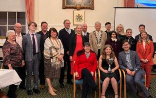 Stakeholders and finalists at last year’s finale at the Guildhall, in Andover